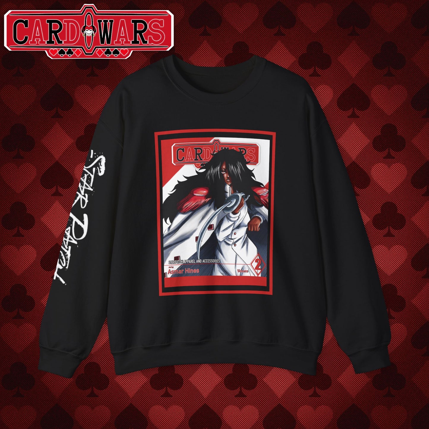 STXRPXTCH: Card Wars Manga Cover Sweatshirt Volume 2- Ace of Diamonds