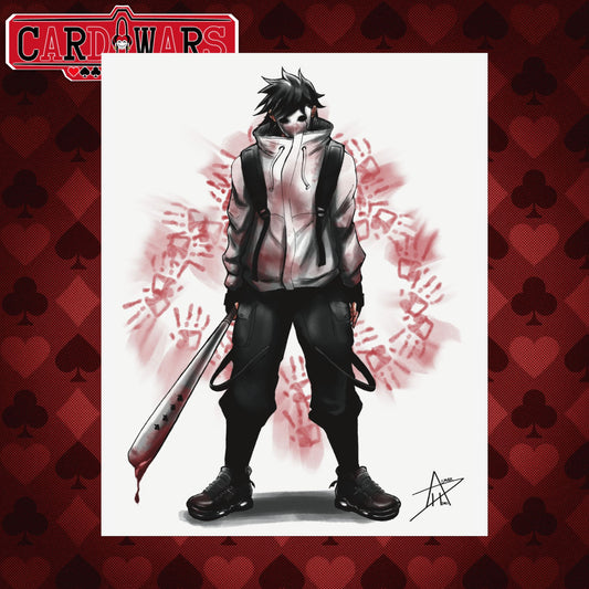 STXRPXTCH: Card Wars Anime Art Prints-Ace of Clubs Design From Volume 1