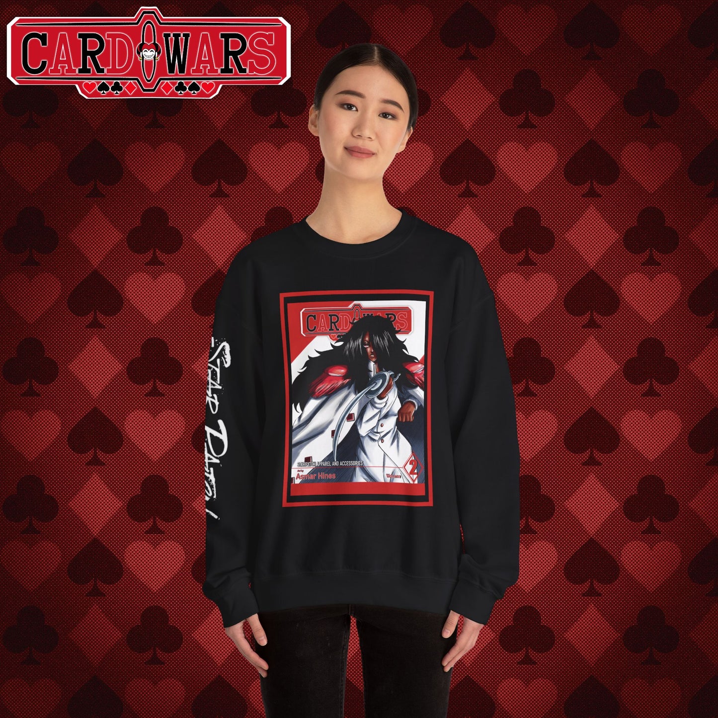 STXRPXTCH: Card Wars Manga Cover Sweatshirt Volume 2- Ace of Diamonds