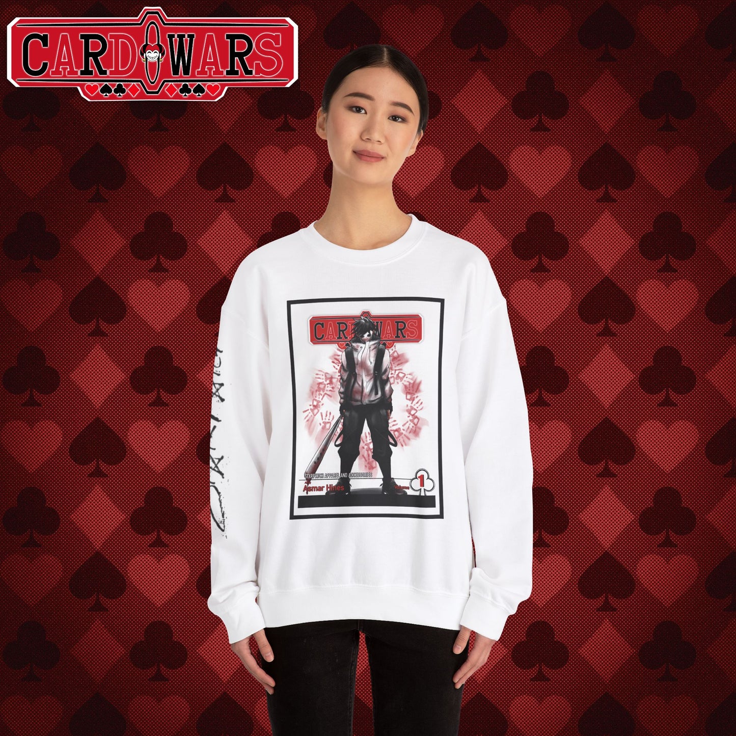 STXRPXTCH: Card Wars Manga Cover Sweatshirt Volume 1- Ace of Clubs