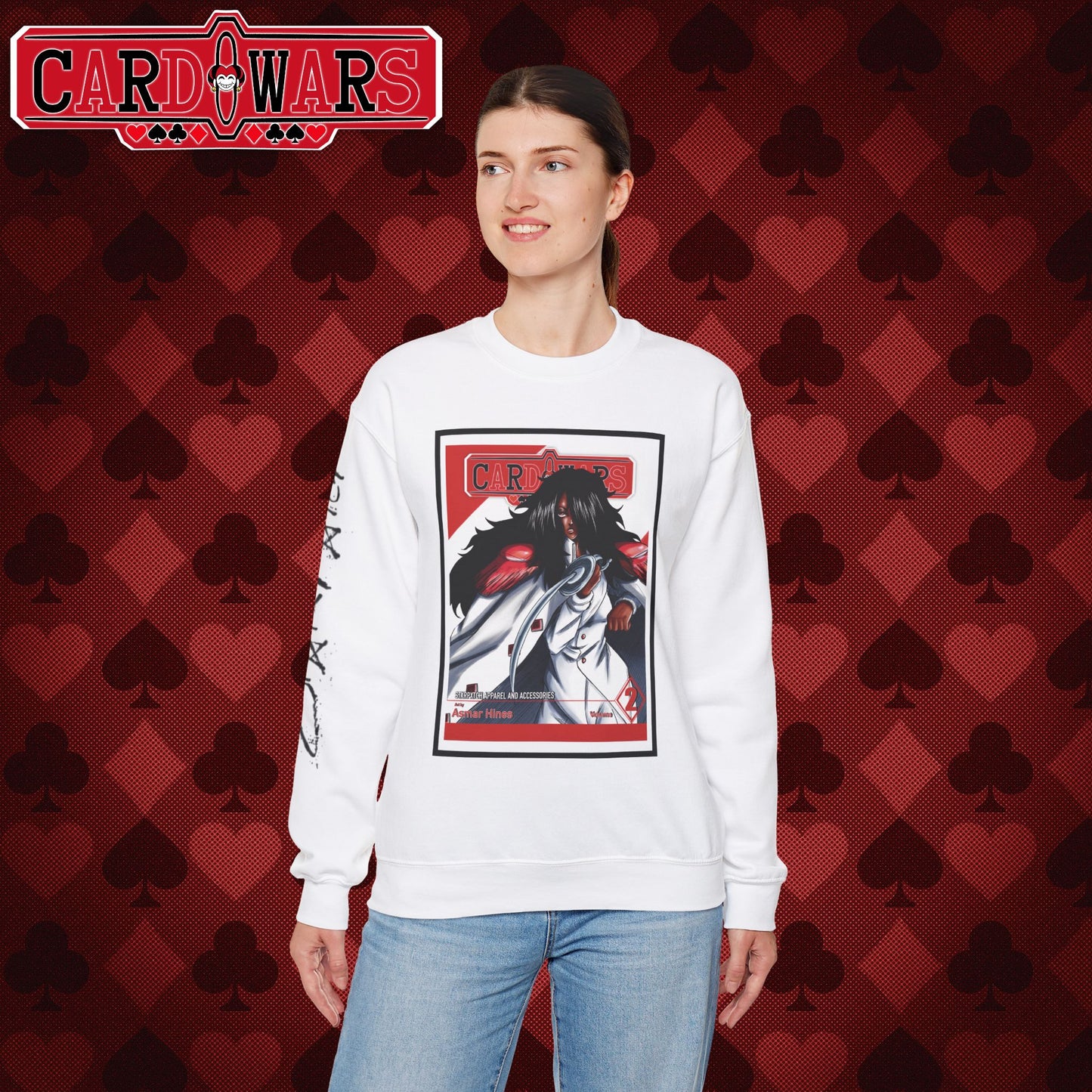 STXRPXTCH: Card Wars Manga Cover Sweatshirt Volume 2- Ace of Diamonds