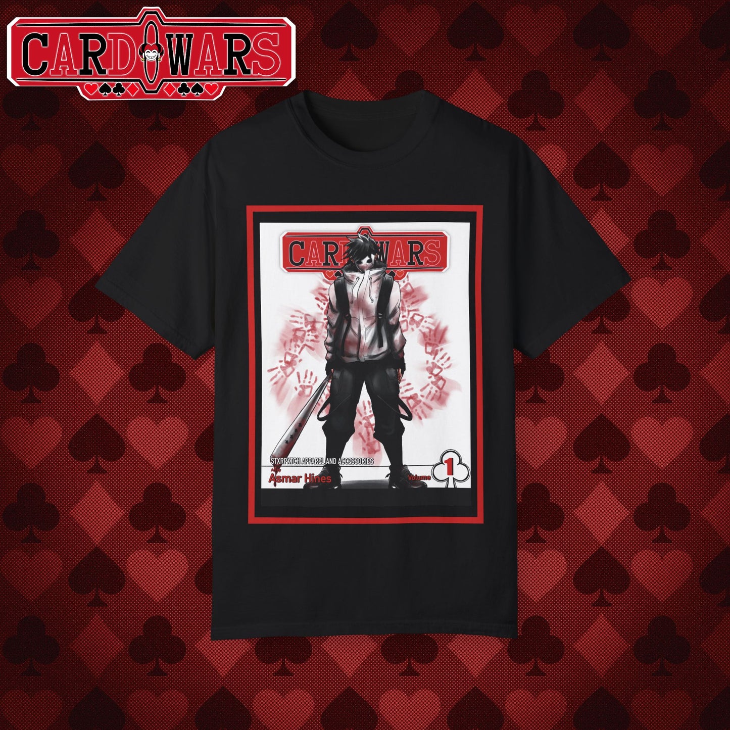 STXRPXTCH: Card Wars Manga Cover Volume 1- Ace of Clubs Shirt