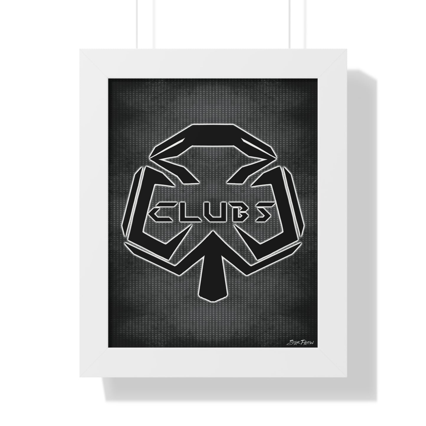 STXRPXTCH Card Wars-Clubs Syndicate Framed Vertical Poster 11in x 14in