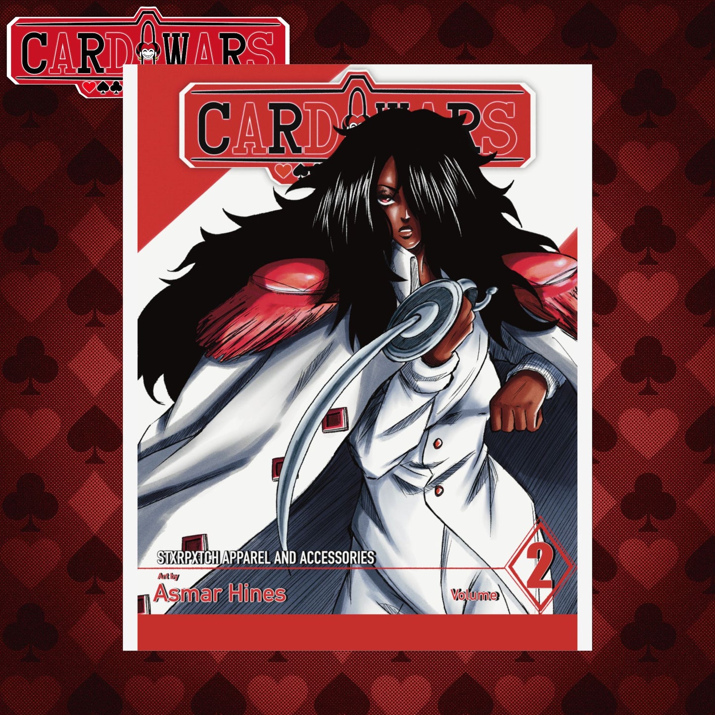 STXRPXTCH: Card Wars Manga Cover Art Print Volume 2- Ace of Diamonds