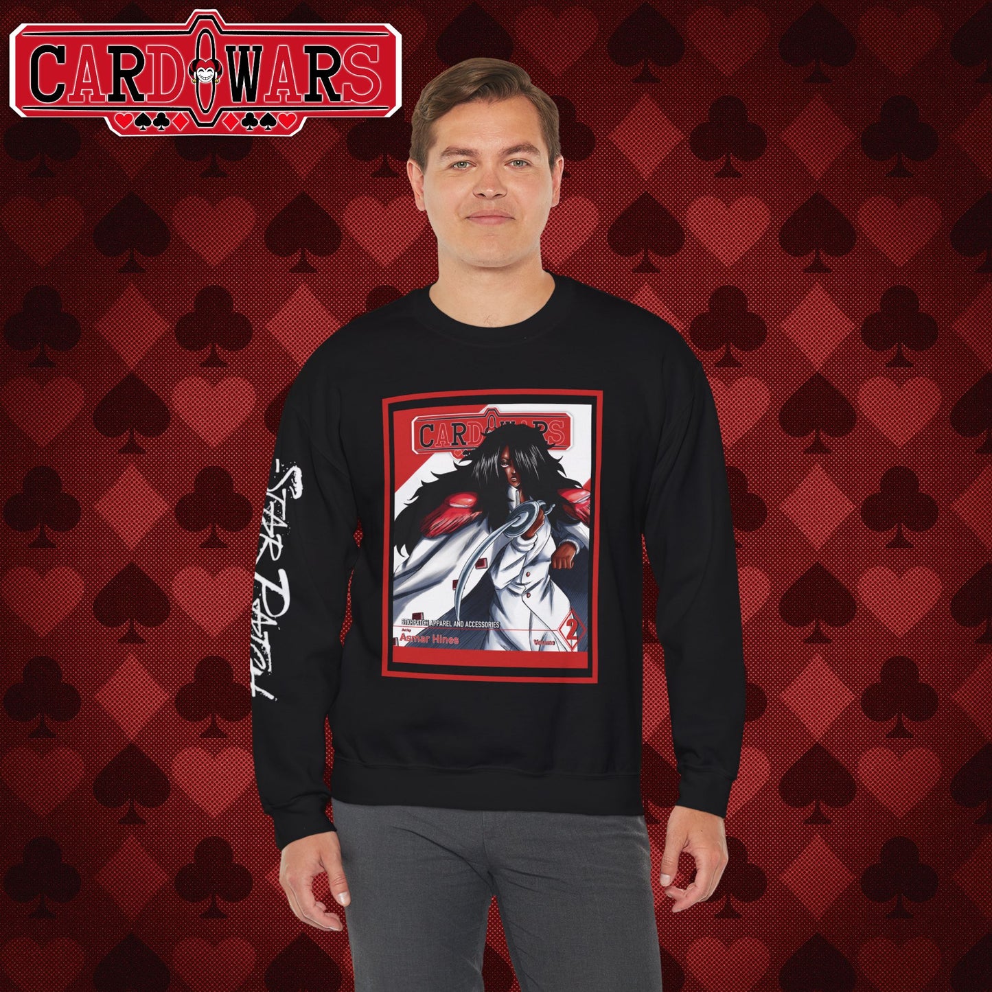 STXRPXTCH: Card Wars Manga Cover Sweatshirt Volume 2- Ace of Diamonds