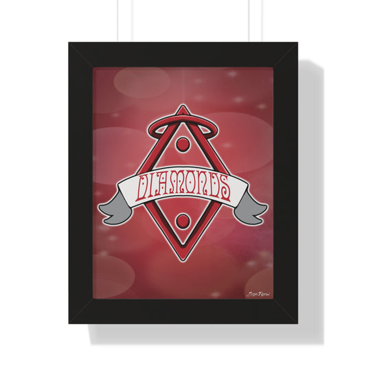 STXRPXTCH Card Wars-Diamond Dynasty Framed Vertical Poster 11in x 14in