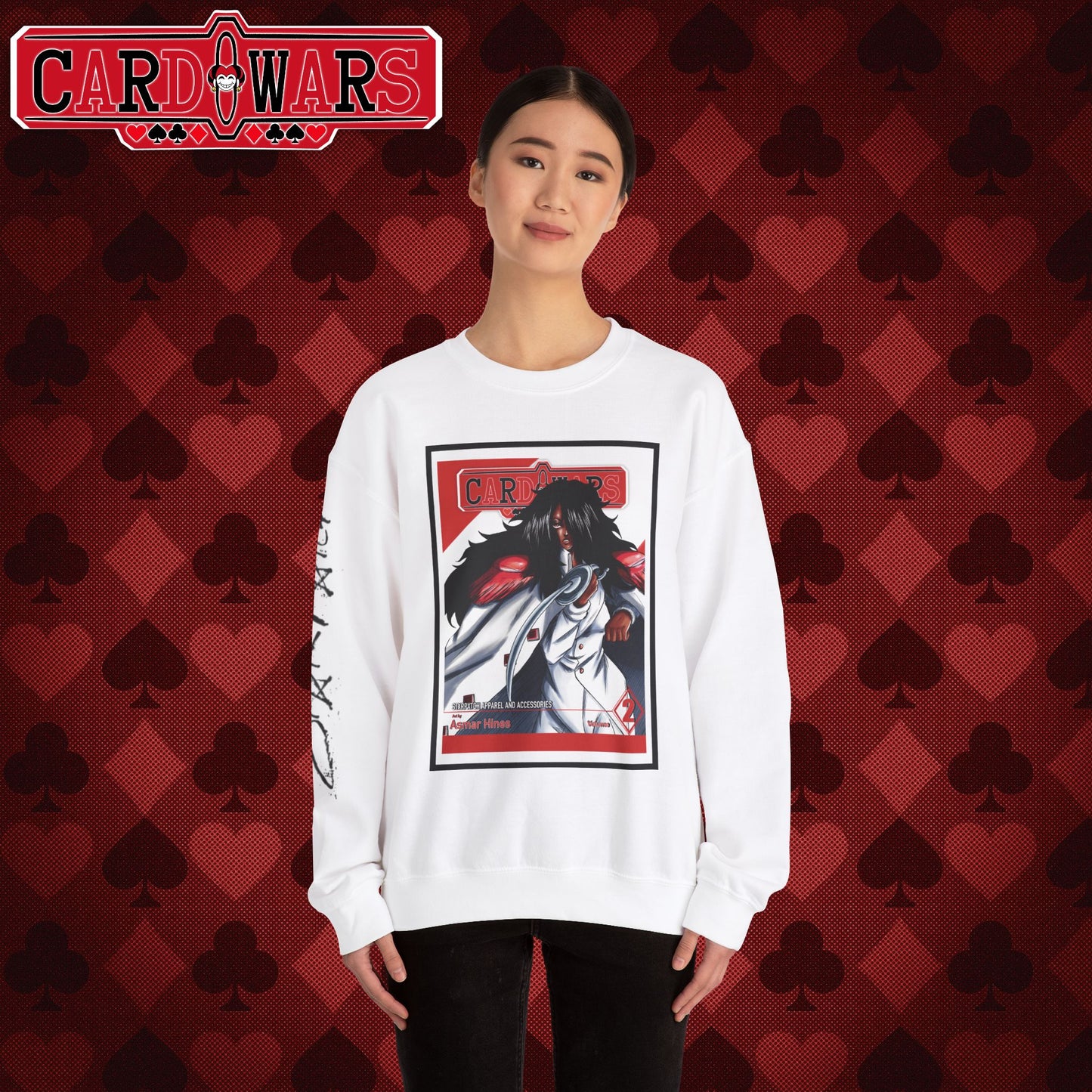 STXRPXTCH: Card Wars Manga Cover Sweatshirt Volume 2- Ace of Diamonds