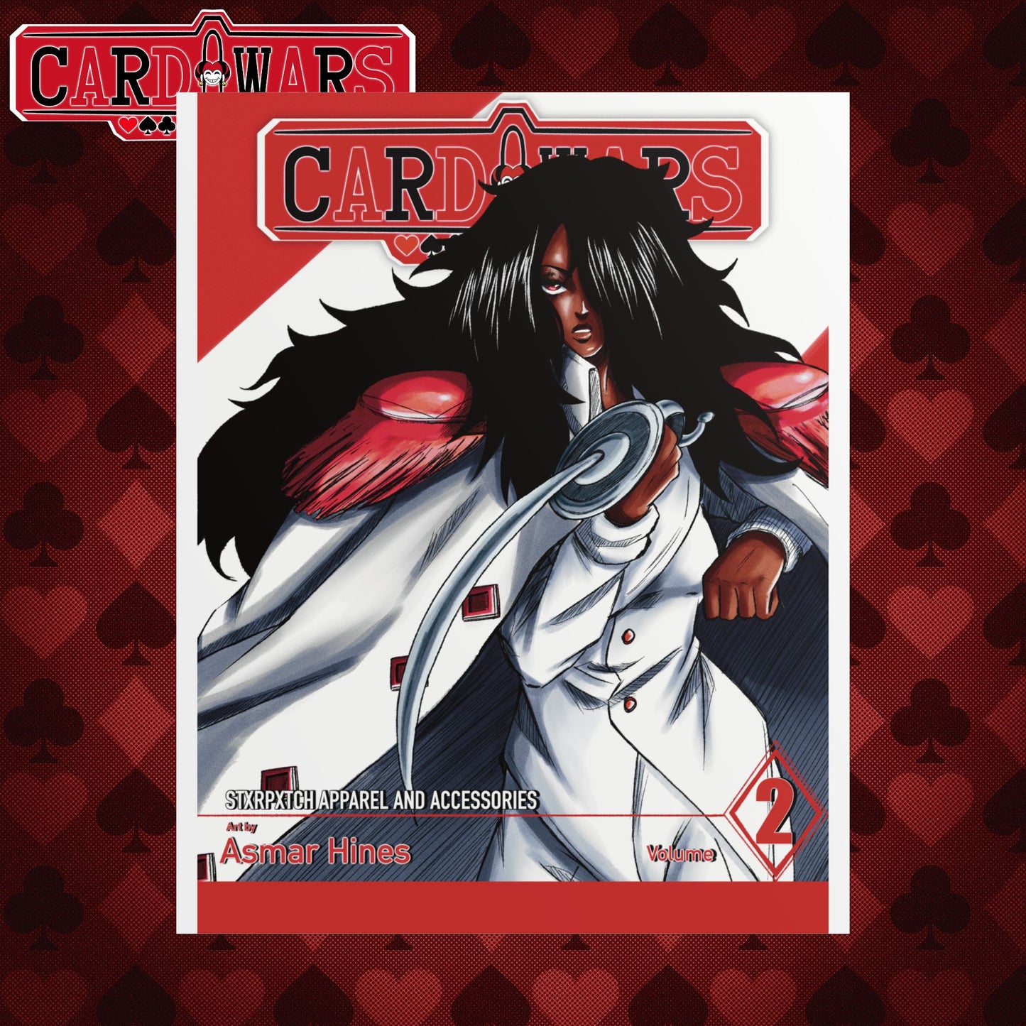 STXRPXTCH: Card Wars Manga Cover Art Print Volume 2- Ace of Diamonds