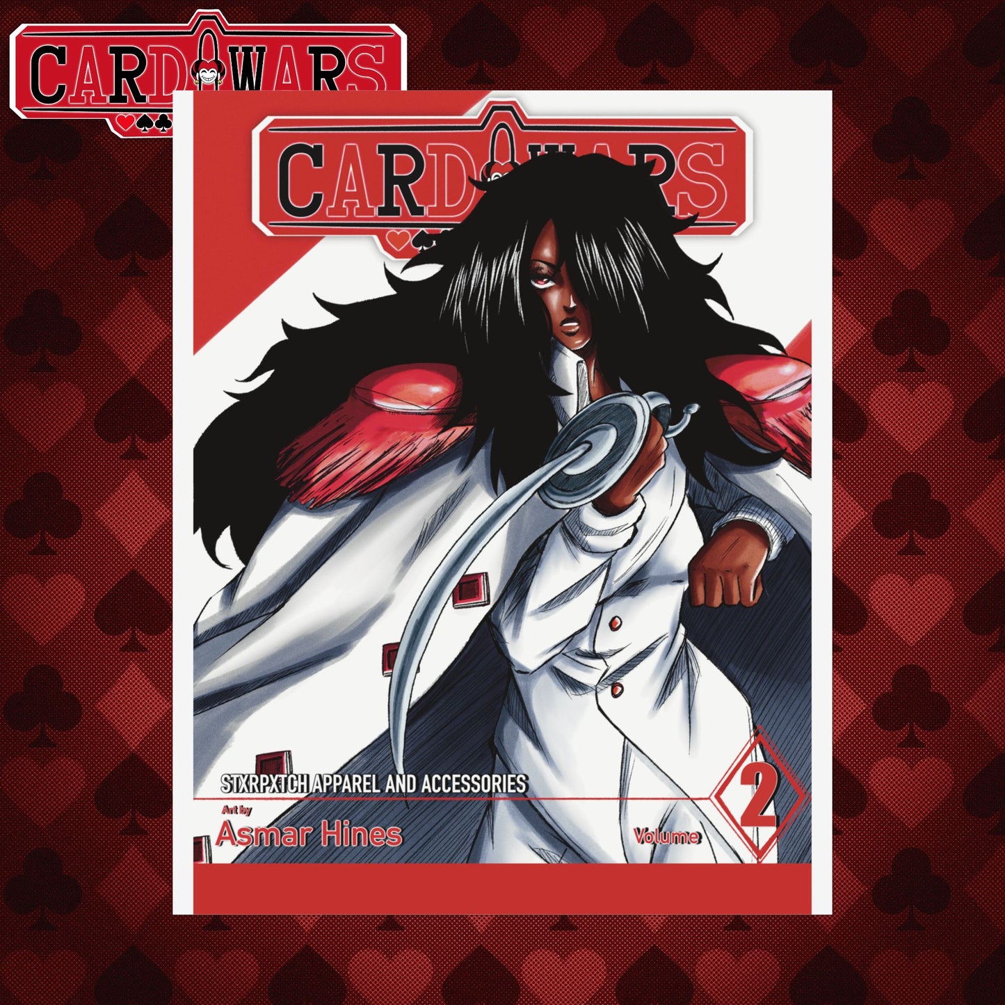 STXRPXTCH: Card Wars Manga Cover Art Print Volume 2- Ace of Diamonds