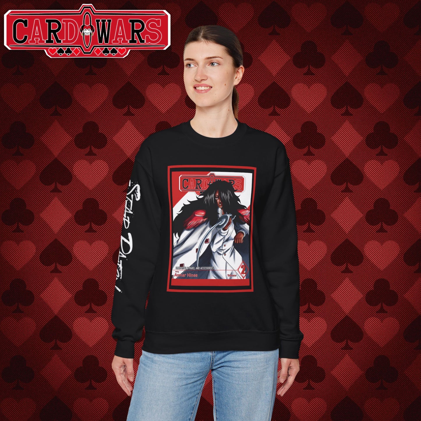 STXRPXTCH: Card Wars Manga Cover Sweatshirt Volume 2- Ace of Diamonds