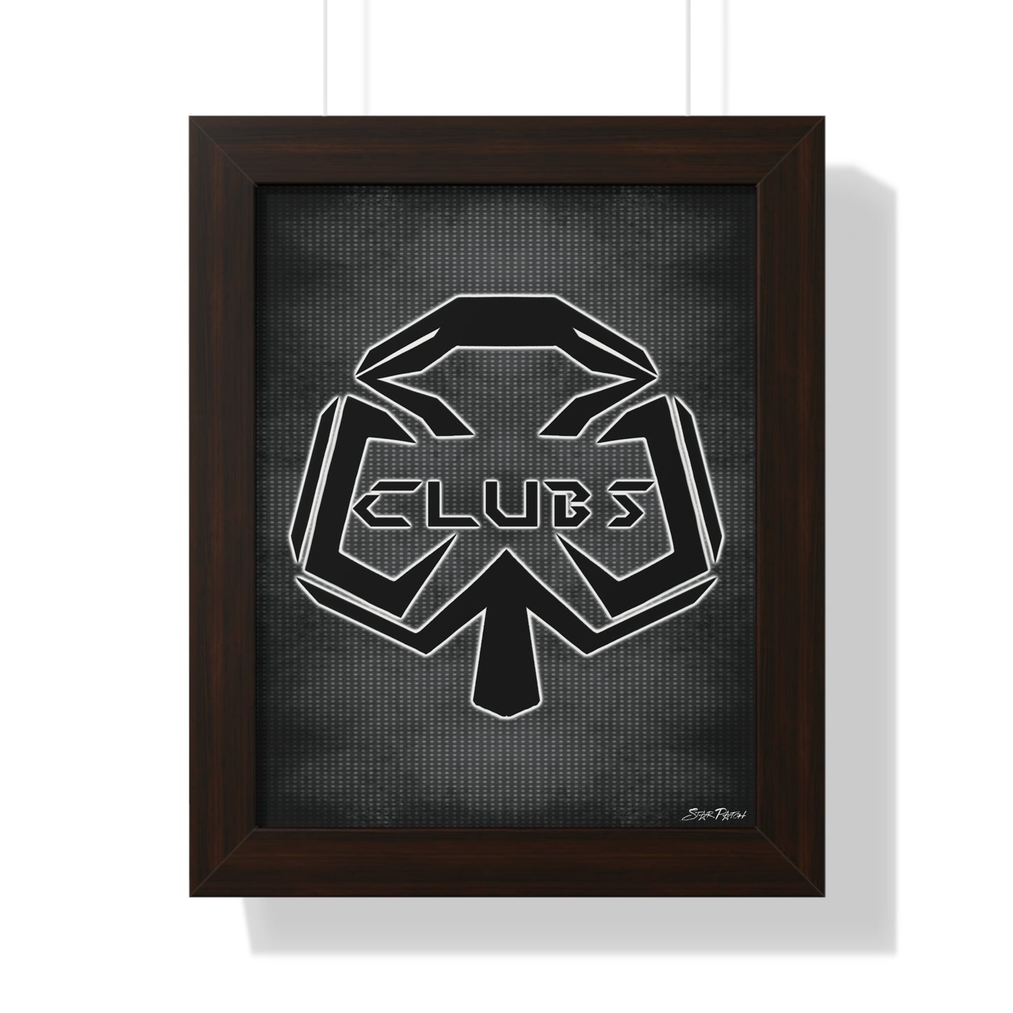 STXRPXTCH Card Wars-Clubs Syndicate Framed Vertical Poster 11in x 14in